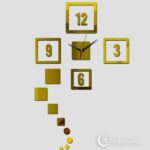 Seinakell Gold square clock