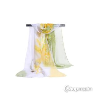 Kaelasall Green bird scarf