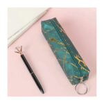 Pinal Green marble pencil case