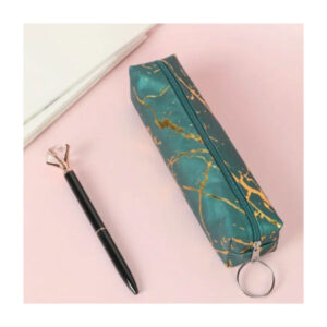 Pinal Green marble pencil case