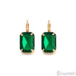 Kõrvarõngad Green stone earrings