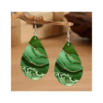 Kõrvarõngad Green wave earrings