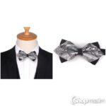Kikilips Grey bow tie
