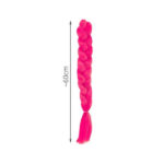 Sünteetiline punutis Hair braid - dark pink