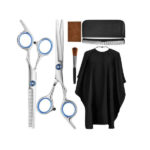 Juuksuri käärid, tarvikud Hairdressing scissors 2 pcs + accessories