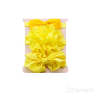Peapaelad lastele Headband 3 pcs yellow