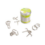 Metallist puslekomplekt IQ brain 5 puzzles