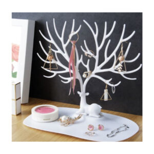 Ehete hoidja Jewelry hanger deer white
