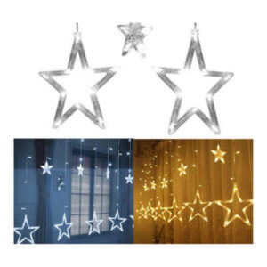 Valguskett LED Stars 12pcs 138/4m