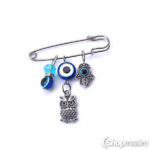 Pross kaitsvate silmadega Lucky pin owl