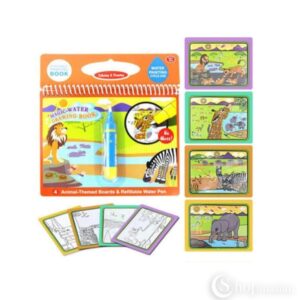 Veega värvimise raamat Magic water book animals 2