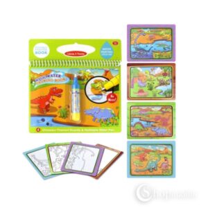 Veega värvimise raamat Magic water book dino