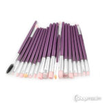 Meigipintslite komplekt Make up brushes violet