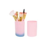 Meigipintslite komplekt Makeup brushes 12 pcs pink