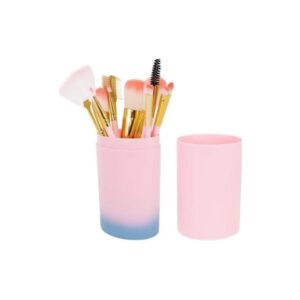 Meigipintslite komplekt Makeup brushes 12 pcs pink
