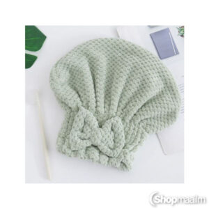 Juuksekuivatus rätik Microfiber towel green