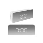 Lauakell Mirror clock white