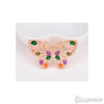 Pross Multicolor butterfly brooch