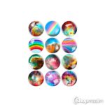 Magnetite komplekt Multicolor magnet 12 pcs