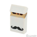 Suitsupaki ümbris Mustache case white