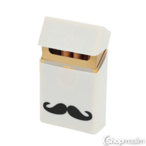 Suitsupaki ümbris Mustache case white