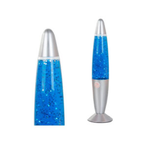 Öölamp NIght lamp lava glitter blue