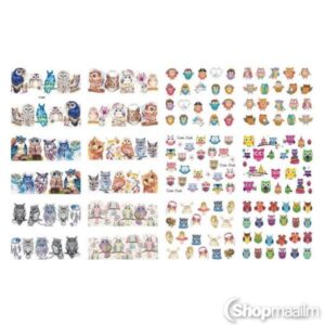 Küünte kleebised Owl nail sticker 3