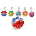 Võtmehoidja Pop it POP GAME KEYCHAIN OCTOPUS 5CM