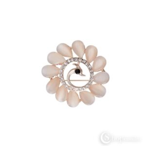 Pross Peafowl brooch 2