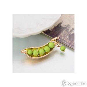 Pross Peas brooch