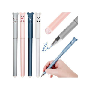 Kustutavad geelpliiatsid Erasable pen - animals 4 pcs