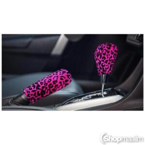 Auto käigukangi ja käsipiduri ümbris Pink cover 2 pcs