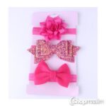 Peapaelad lastele Pink headband 3 pcs 3