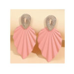 Kõrvarõngad Pink leaf earrings