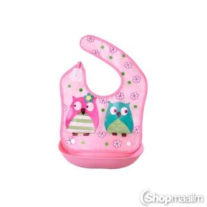 Pudipõll Pink owl bib
