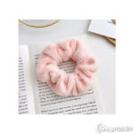 Juuksekumm Pink scrunchy