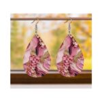 Kõrvarõngad Pink wave earrings