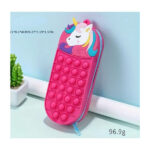 Pinal Pop it pencil case unicorn