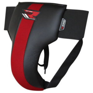 Bandaaž RDX Groin Guard MESH – Black/Red XL
