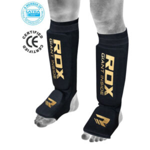 Säärekaitse RDX Hosiery Shin Instep Foam – Black/Gold - M