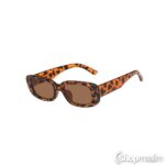 Naiste päikeseprillid Rectangle sunglasses leopard