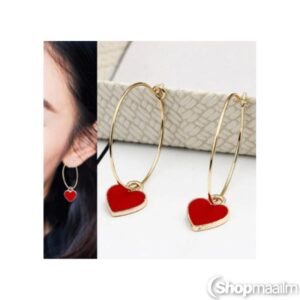 Kõrvarõngad Red heart earrings