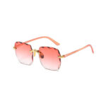 Naiste päikeseprillid Rimless sunglasses red