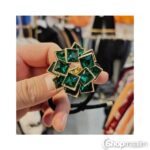 Juuksekumm Scrunchy square green