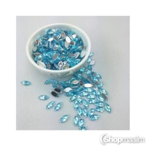 Kristallid õmblemiseks Sewing rhinestones 50 pcs light blue