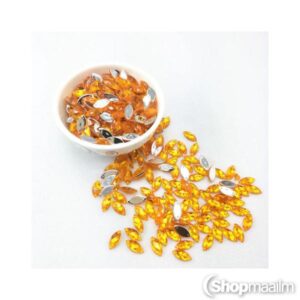 Kristallid õmblemiseks Sewing rhinestones 50 pcs orange