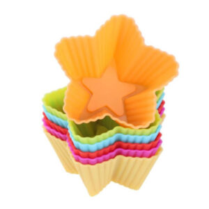 Silikoonist muffinivormid Silicone muffin stars 12 pcs