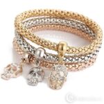 Käevõrude komplekt Skull bracelet
