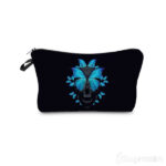 Meigikott / pinal Skull butterflies beauty bag