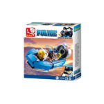 Konstruktor Sluban Police Hoovercraft blue